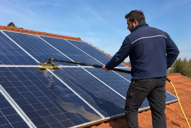 Nettoyage et entretien de panneaux solaires à Saint-Mamet